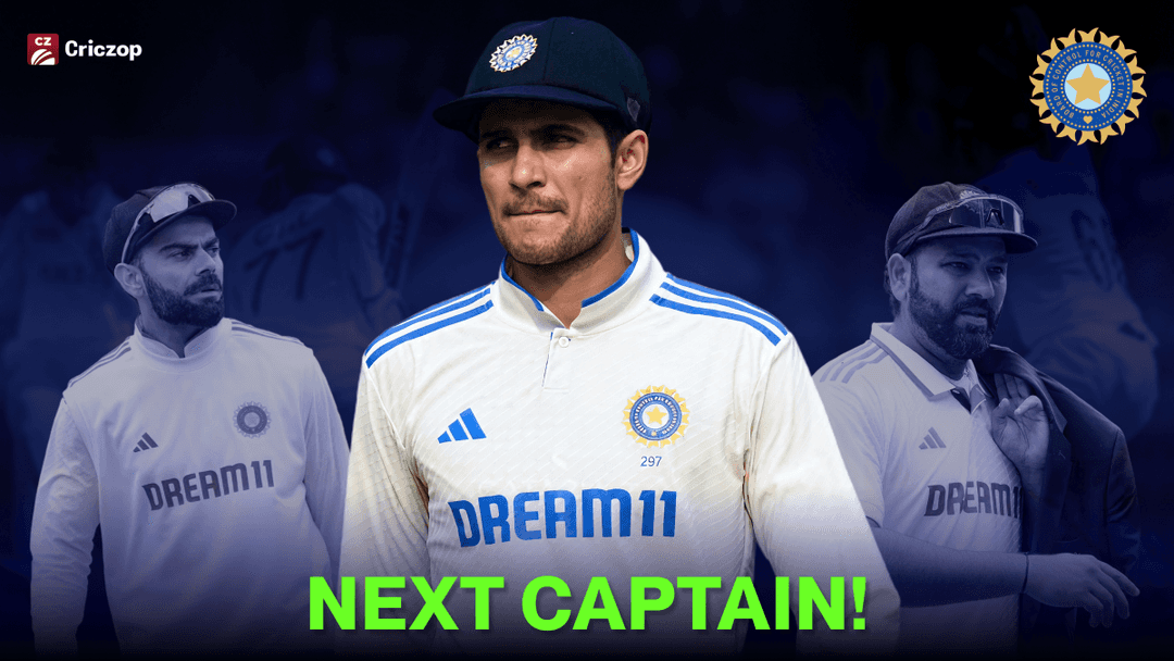 Shubman Gill was named India's new Test skipper by BCCI